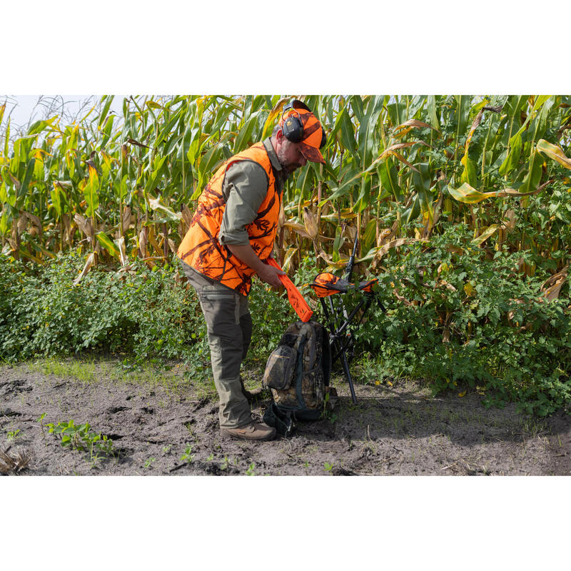 CASQUETTE CHASSE ORANGE CAMO 500