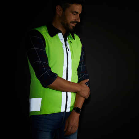 Men's Sleeveless Reversible PPE-Certified Day/Night Visibility Gilet 560