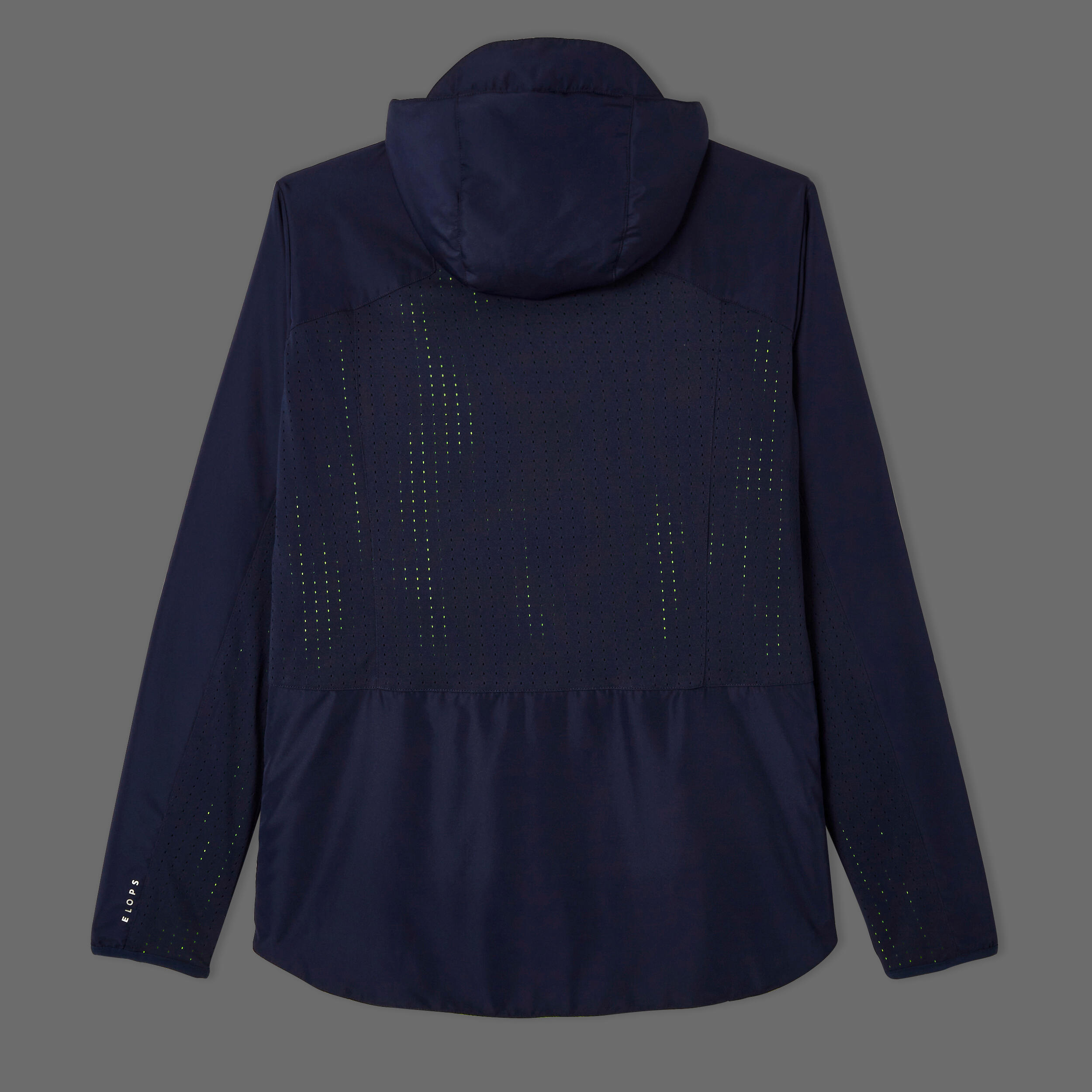CHAQUETA CICLISMO INVIERNO HOMBRE REVERSIBLE ELOPS 500 ALTA VISIBILIDAD EN1150 17/19