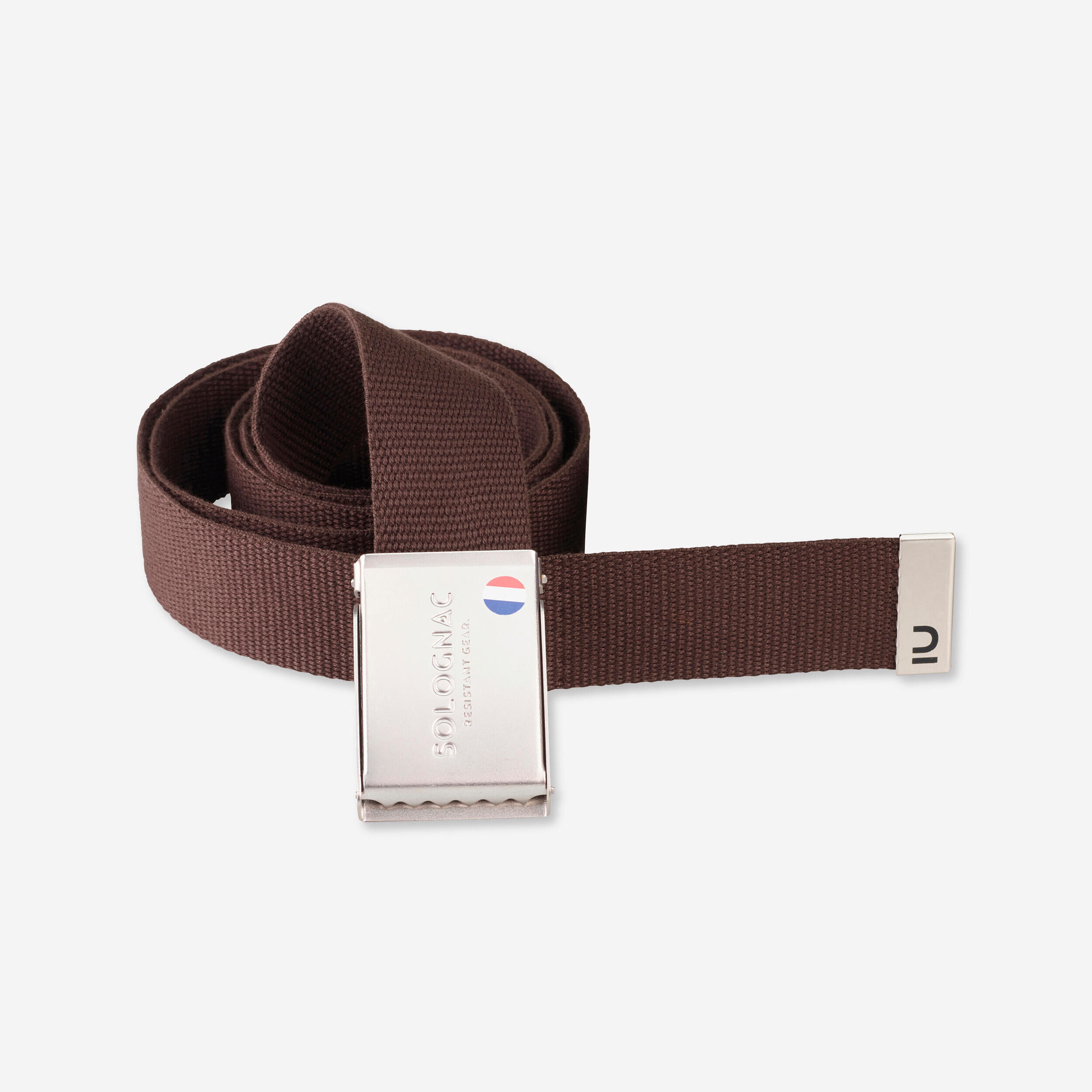 SOLOGNAC BELT 100 chocolate