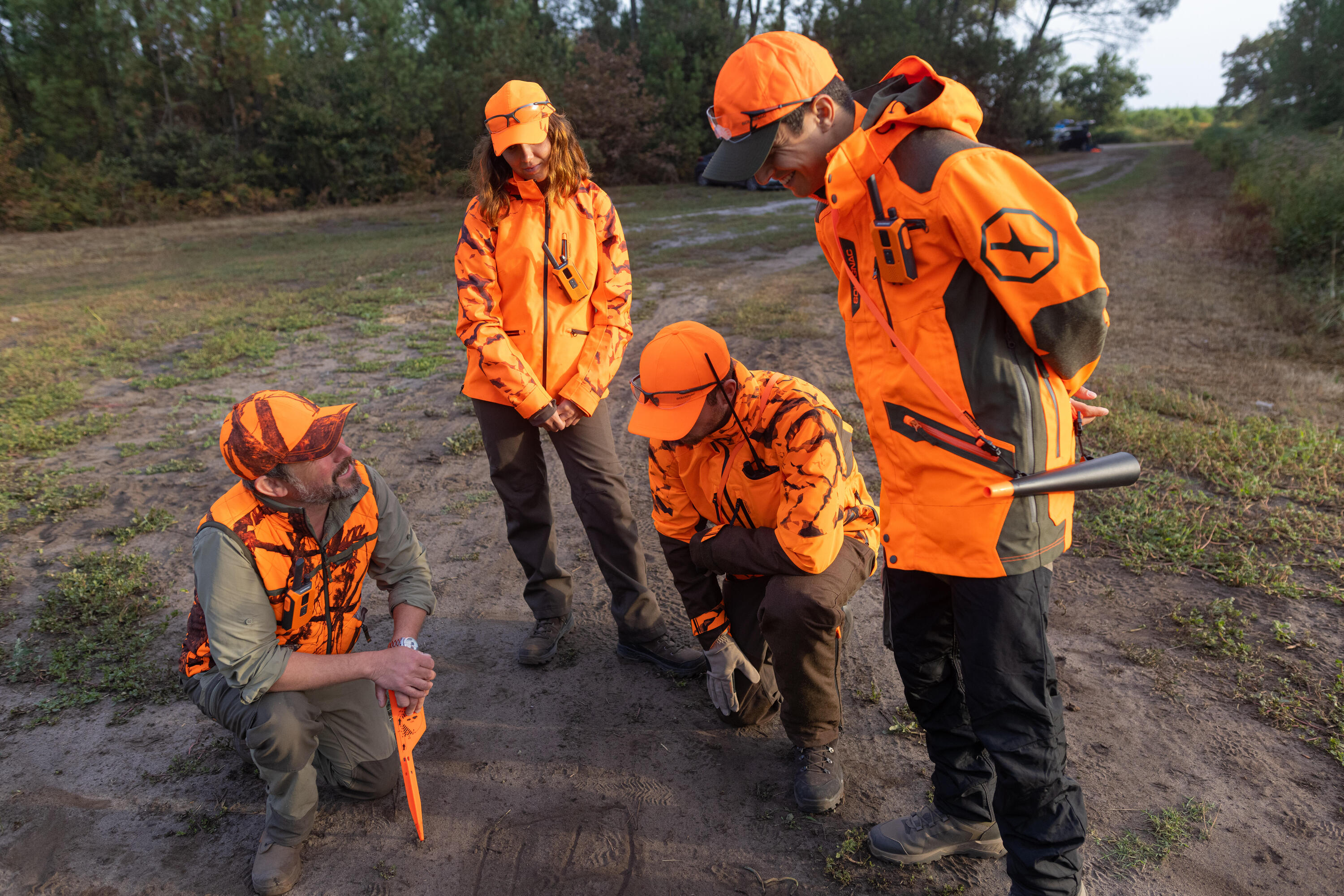 Jagdjacke/Regenjacke Supertrack 900 orange 24/24