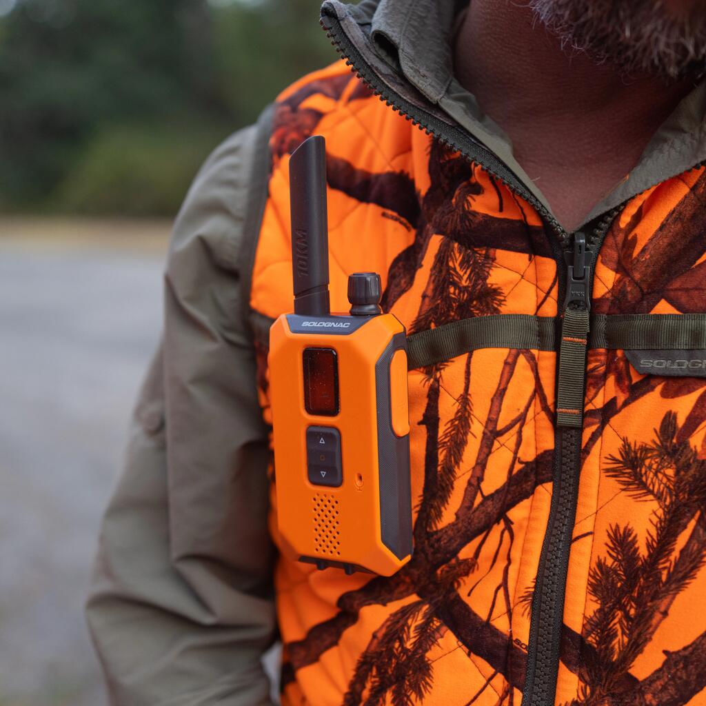 Reversible hunting waistcoat Treemetic/Treemetic 100 - neon