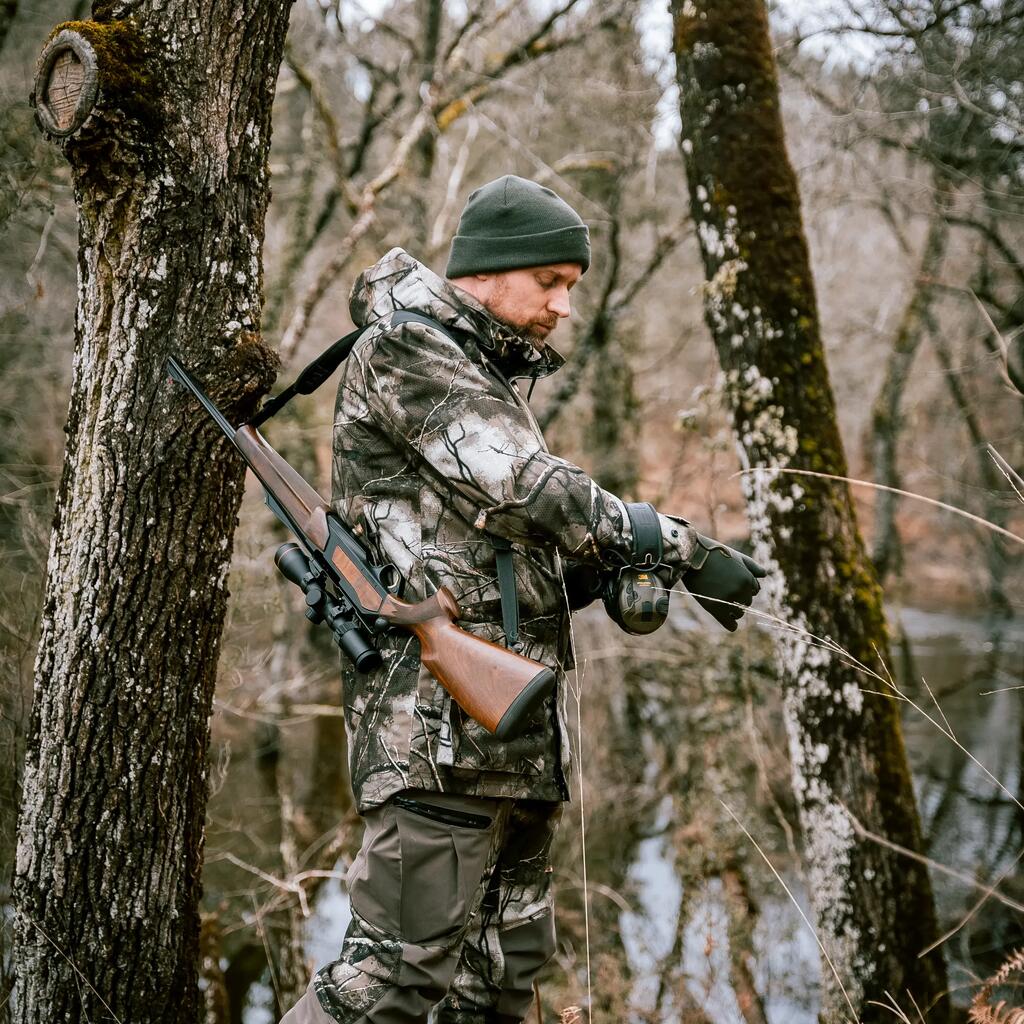 Kamuflažna topla vodootporna 3-u-1 jakna za lov TREEMETIC 500