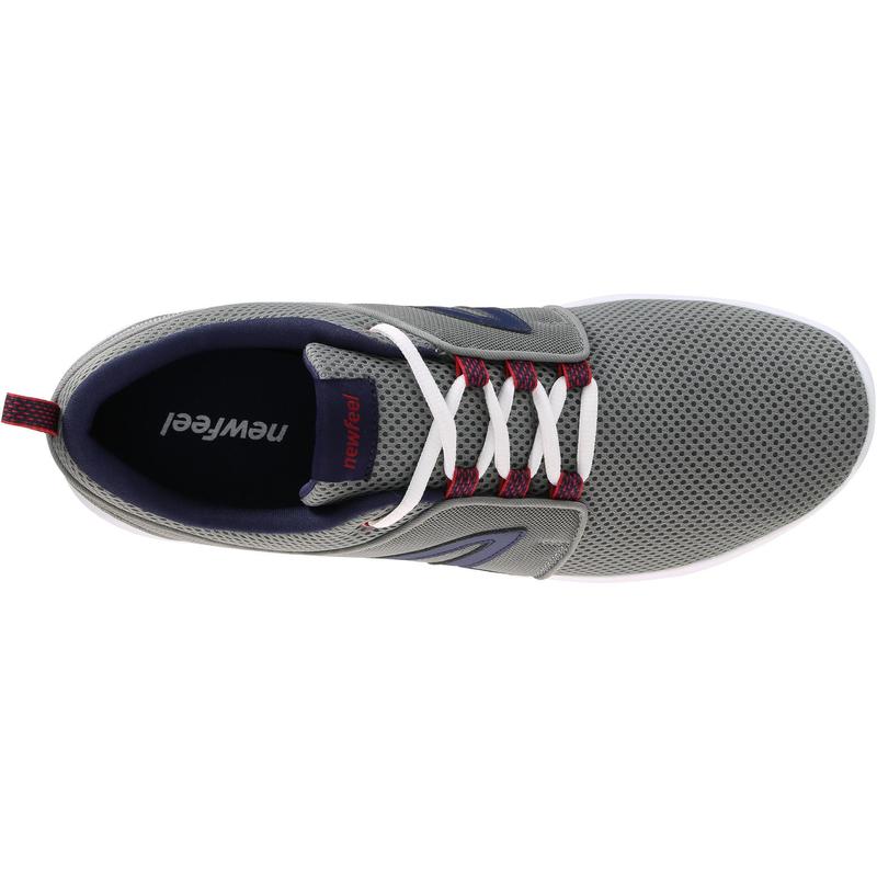 chaussure gris bleu