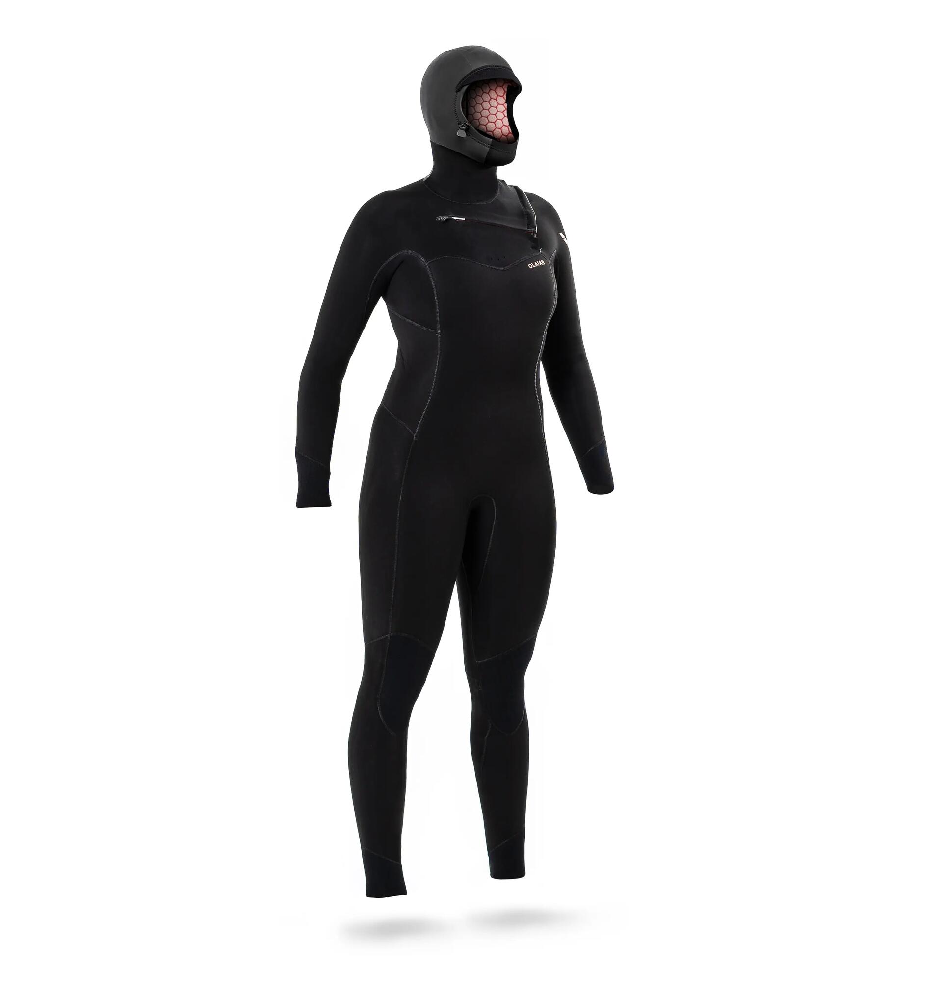 combinaison neoprene surf 4/3 femme hiver olaian decathlon