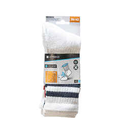 High Tennis Socks RS 500 Tri-Pack - Retro White