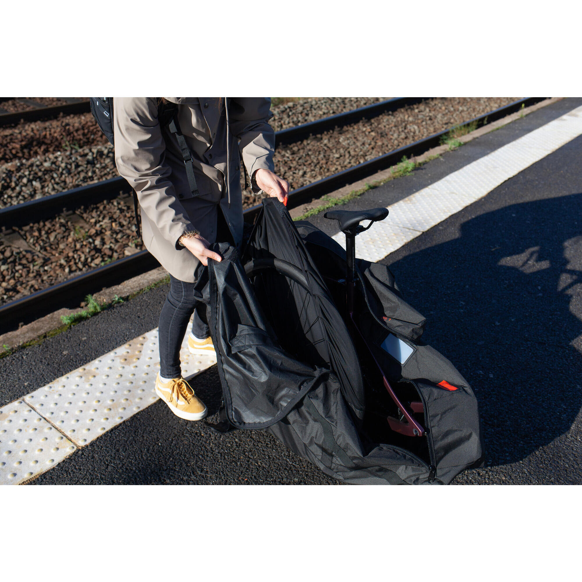 Bolsa Transporte Bicicleta Decathlon