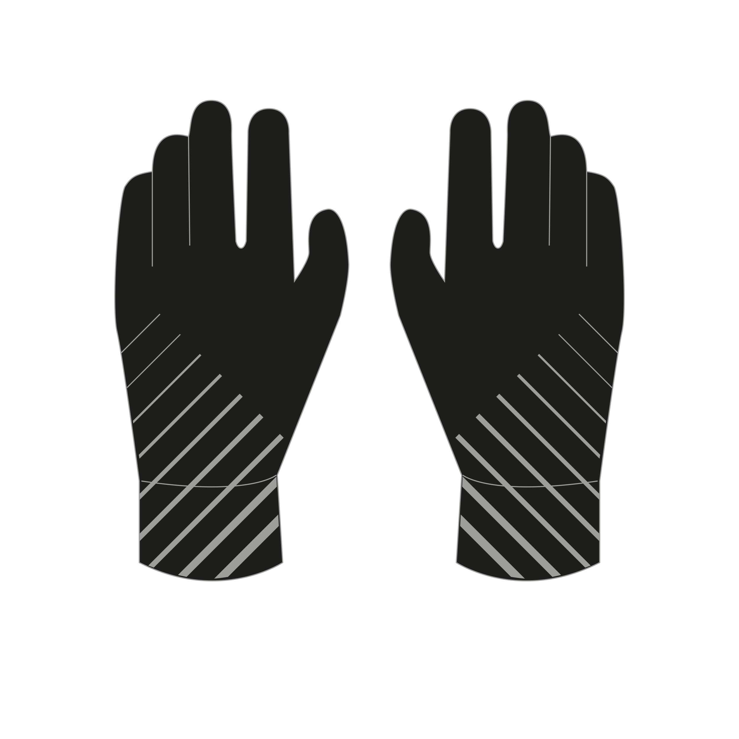 childrens black gloves