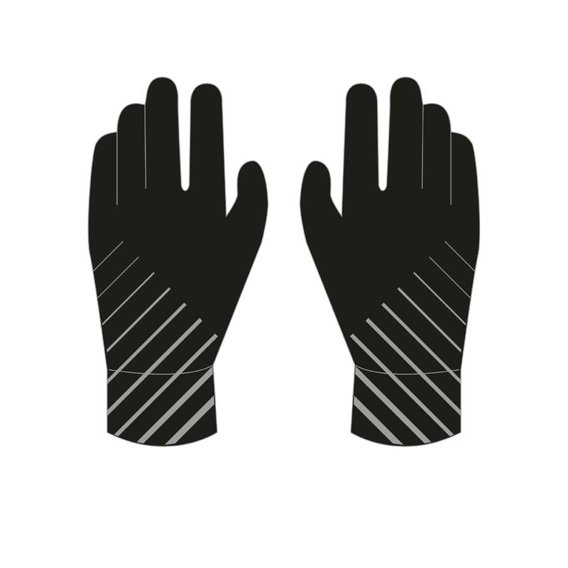 GANTS DE RUNNING ENFANT - KIPRUN WARM NOIR