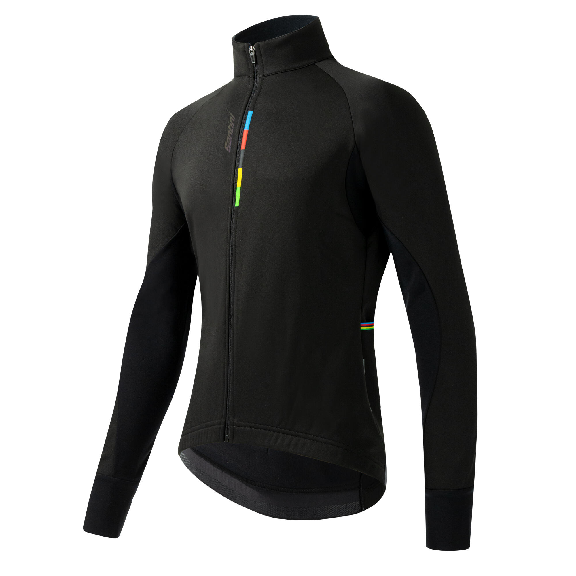 giacca invernale bici da corsa Santini UCI Nero SANTINI | DECATHLON