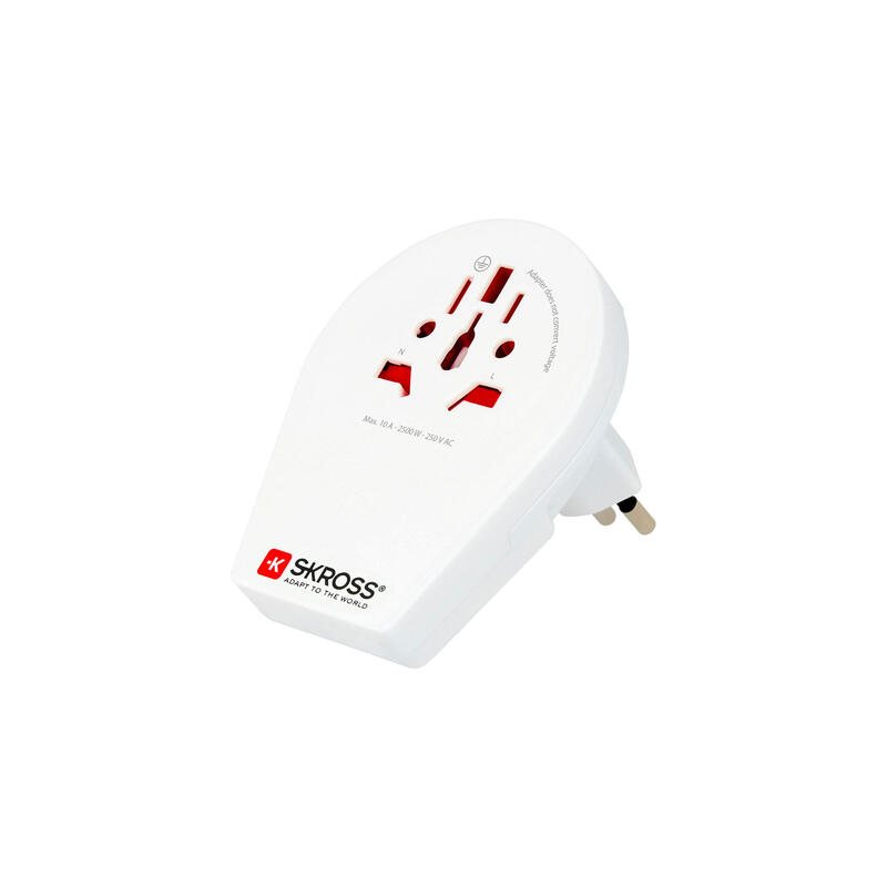 Reiseadapter Europa für Schweiz, Italien, Brasilien