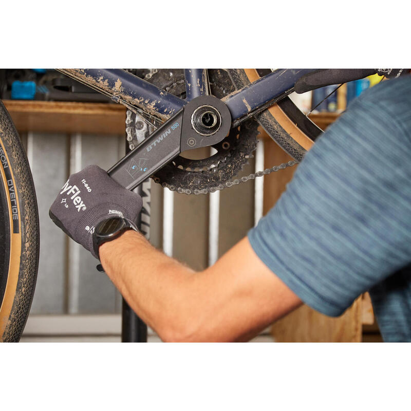 jtdeal Clé Pédalier pour Vélo en Acier Carbone Clé Shimano Pédalier Noir Cle  Boitier de Pedalier Shimano Clé Installation de Retrait de Manivelle Clé  Boitier Pédalier Hollowtech pour Pédalier Vélo : 