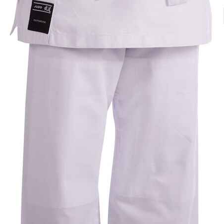 Judogi kimono judo niños Outshock 100 blanco (incluye cinturón blanco)