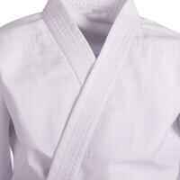 Judogi kimono judo niños Outshock 100 blanco (incluye cinturón blanco)