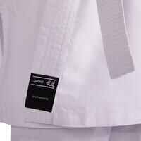 100 Kids' Judo Uniform - White