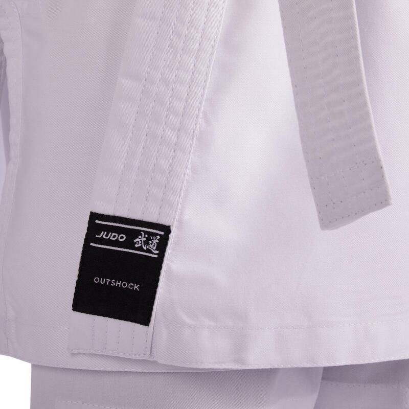 kimono judo Outshock 100 blanco (incluye cinturón blanco) Decathlon