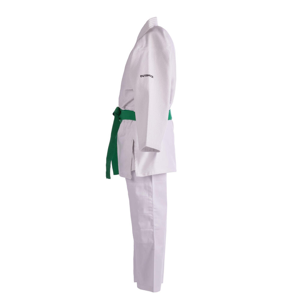 500 Kids' Judo Aikido Uniform - White