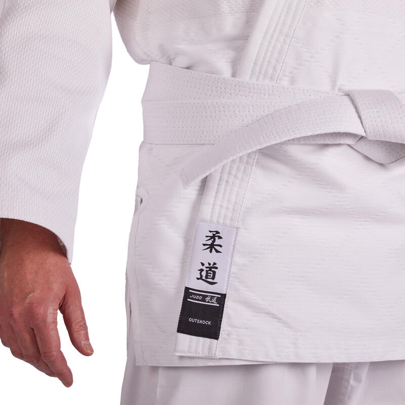 Judogi kimono judo adulto Outshock 100 blanco