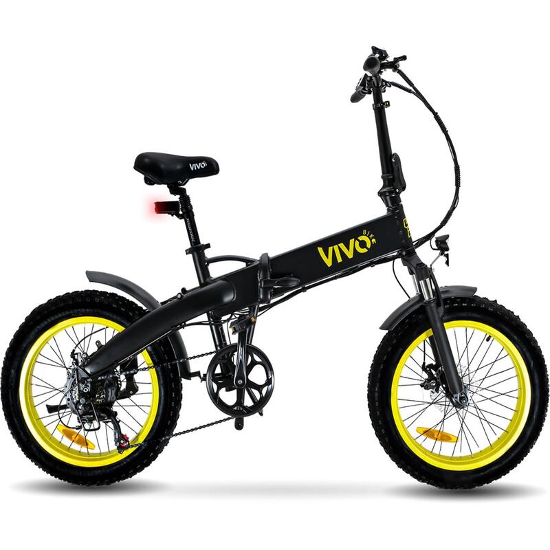 Bici pieghevole elettrica a pedalata assistita Vivobike VF 21 fatbike 20"