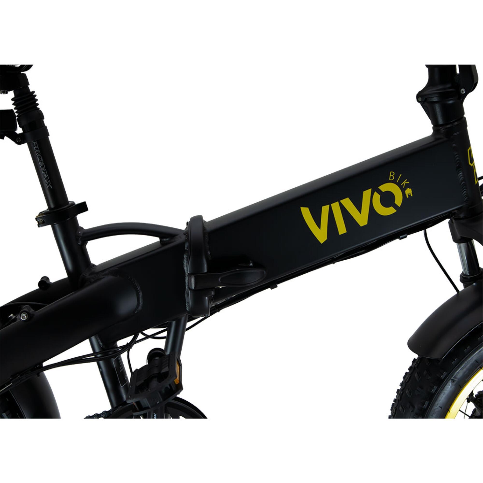 Bici pieghevole elettrica a pedalata assistita Vivobike VF 21 fatbike 20\
