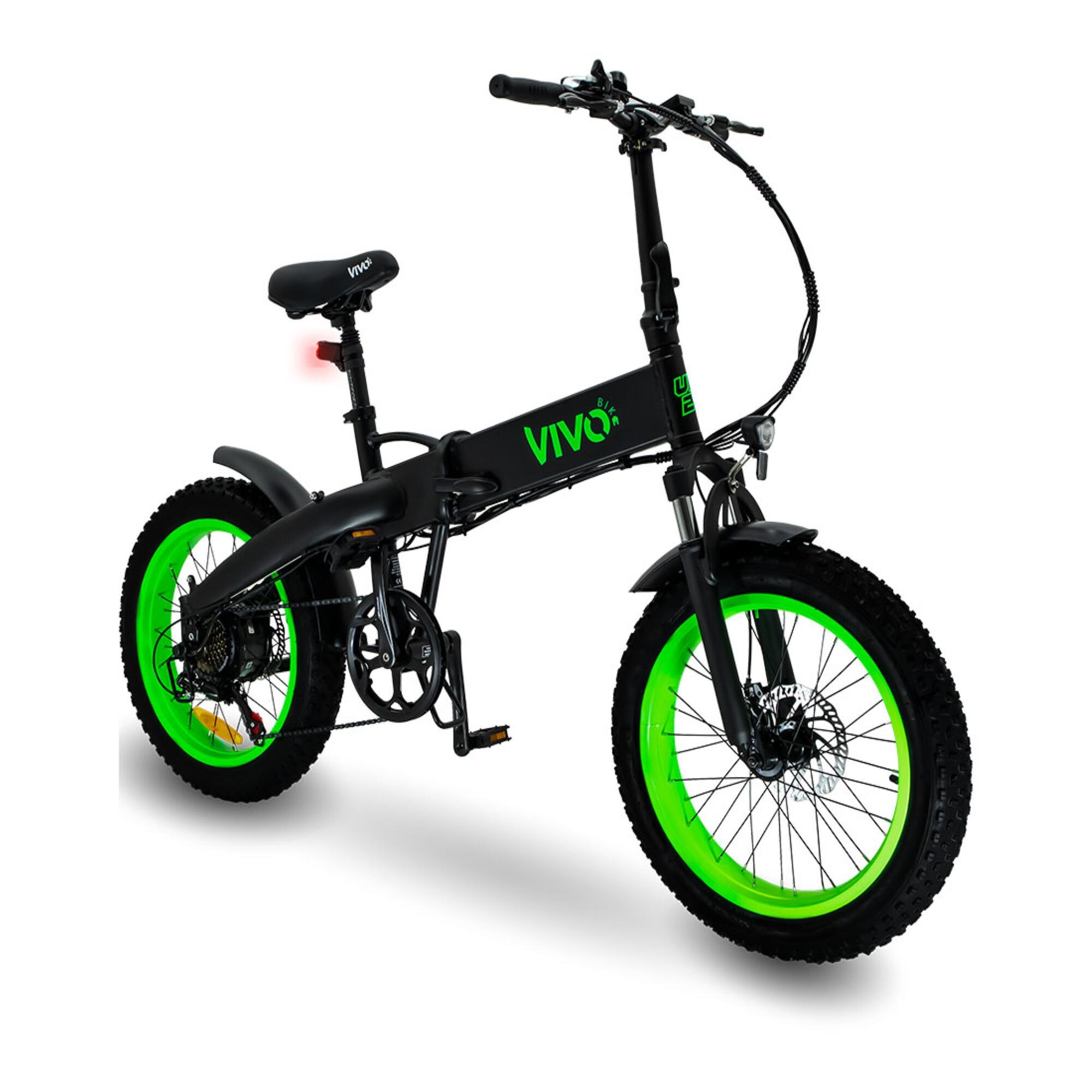 bici pieghevole elettrica a pedalata assistita Vivobike VF 21 fatbike 4\