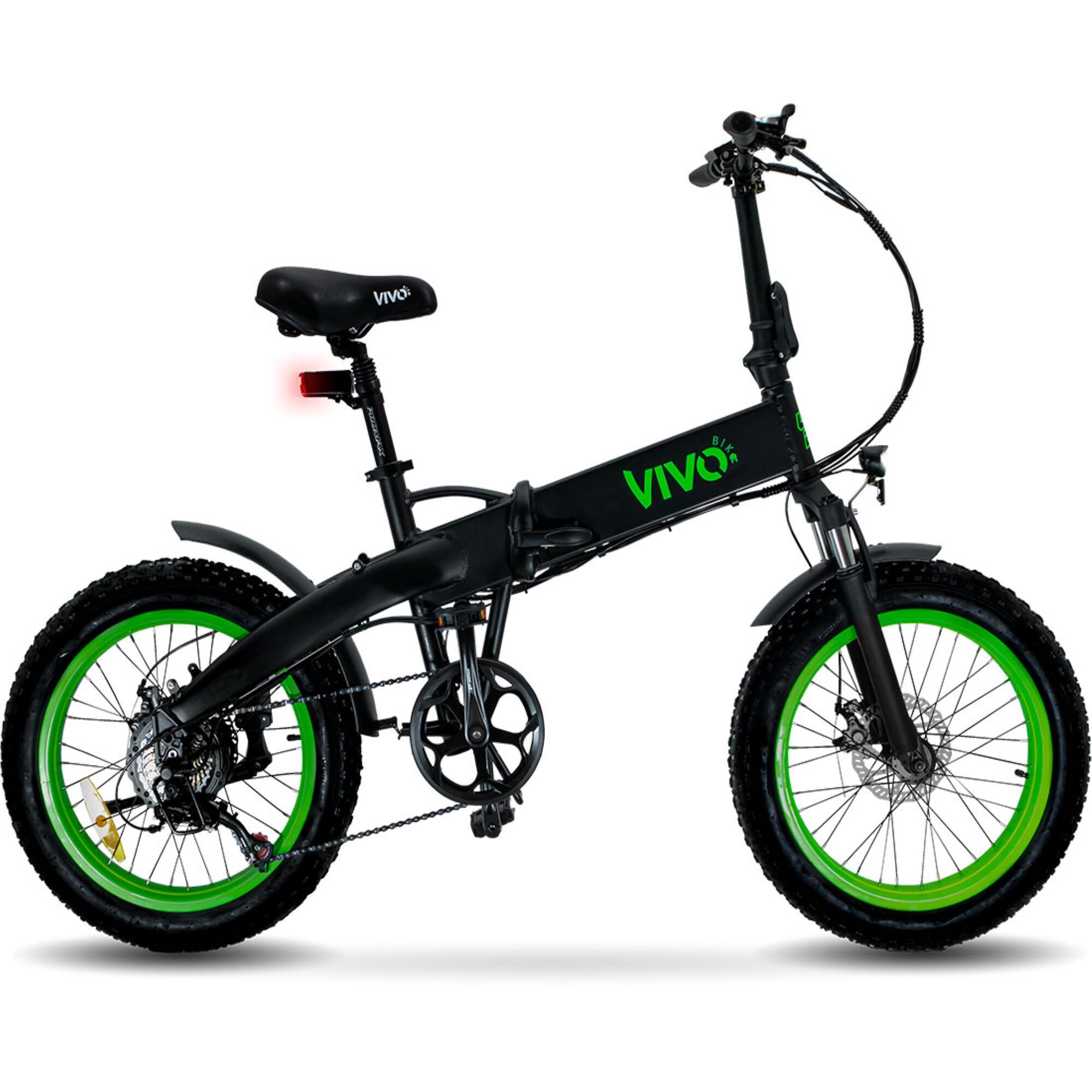 bici pieghevole elettrica a pedalata assistita Vivobike VF 21 fatbike 4\