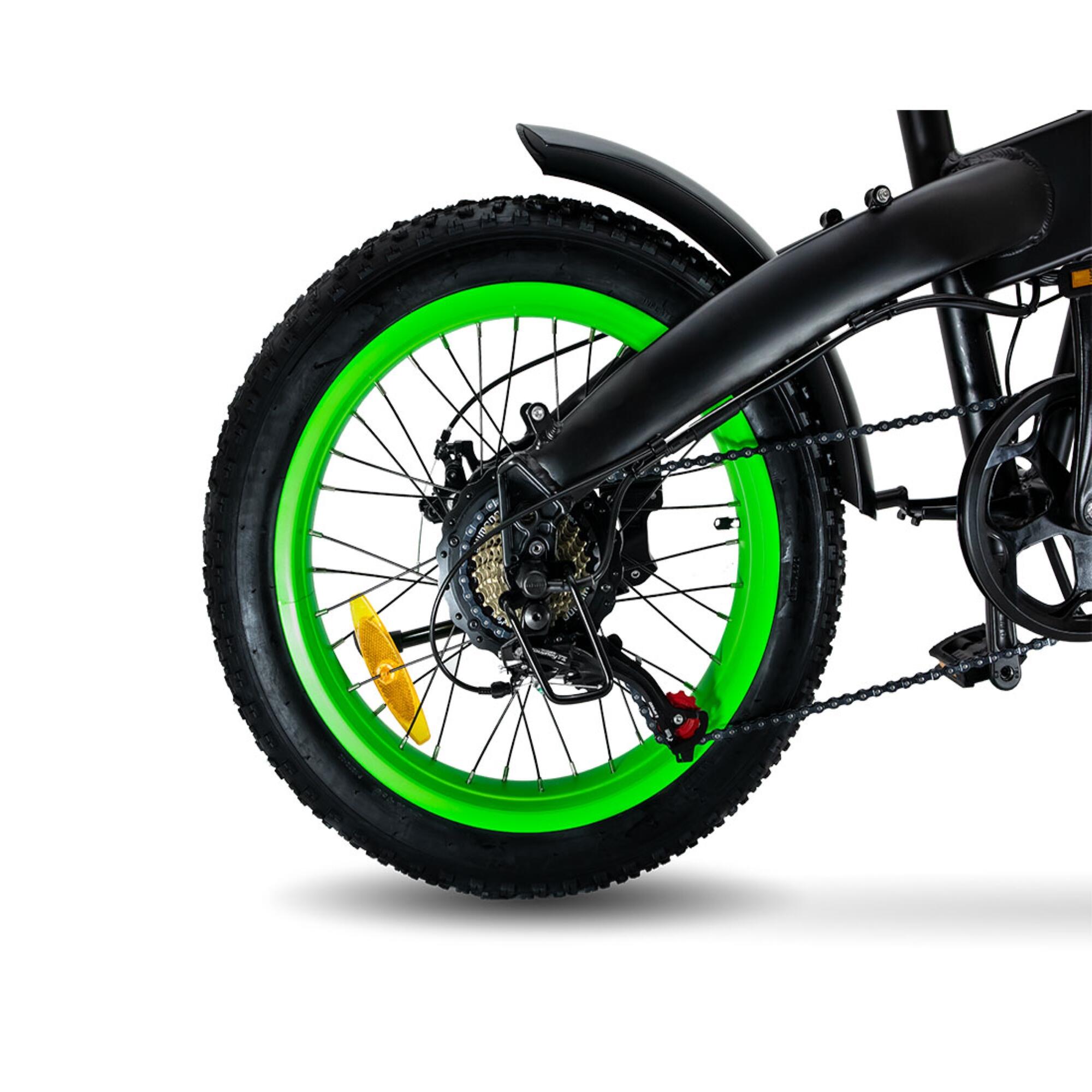 bici pieghevole elettrica a pedalata assistita Vivobike VF 21 fatbike 4\