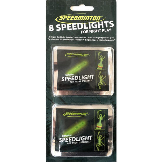 Recharge bâton lumineux volant crossminton, Speedlights X8