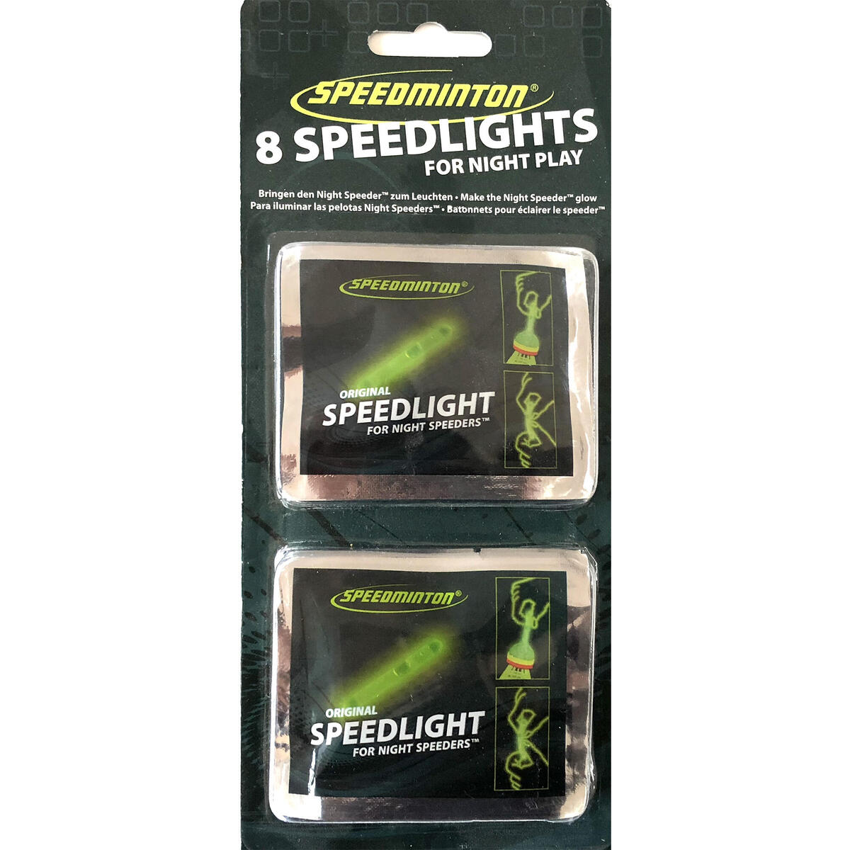 Recharge bâton lumineux volant crossminton, Speedlights X8