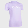 WOMEN'S TRAIL RUNNING SHORT-SLEEVE D T-SHIRT-GRAPH/LILAC