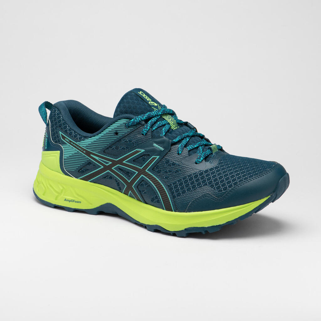 ASICS GEL KANAKU 4 MEN’S TRAIL RUNNING SHOES BLUE/GREEN