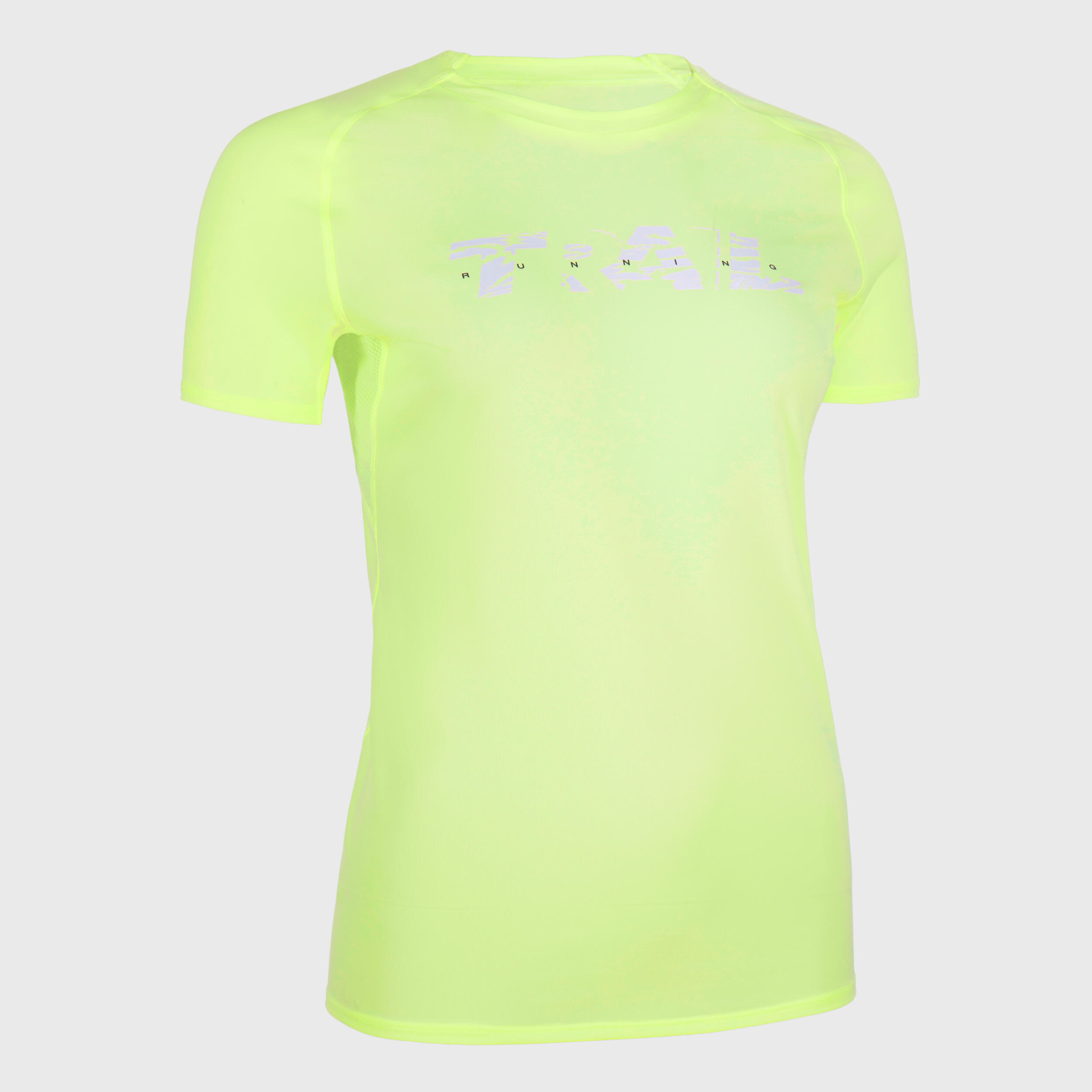 Camiseta Trail Running Mujer Azul Gráfico Manga Corta EVADICT | Decathlon