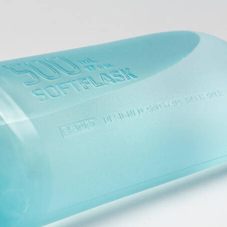 Botol Minum Lari Trail Fleksibel Extruded 500 mL - biru