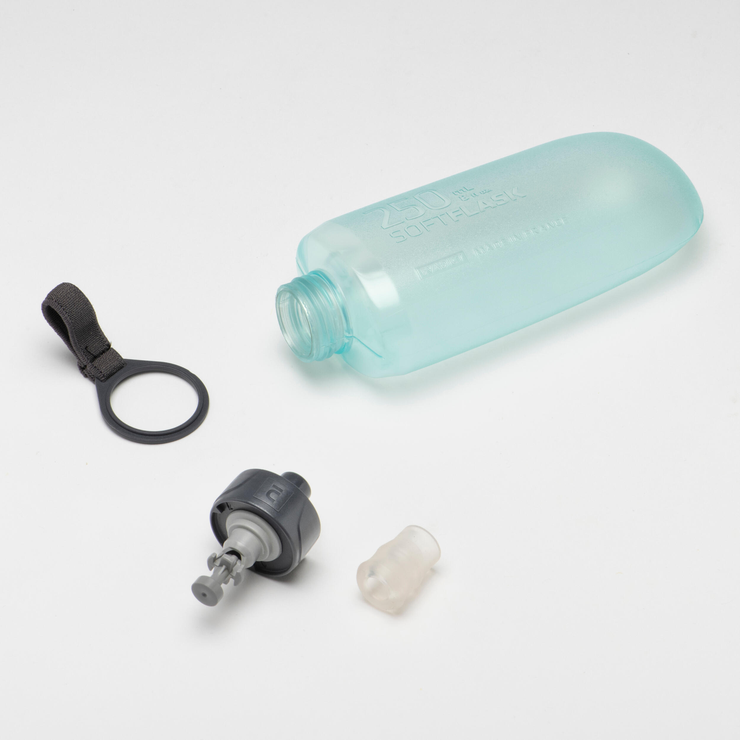 250 ml Soft Flask flexible running bottle with finger loop, odourless