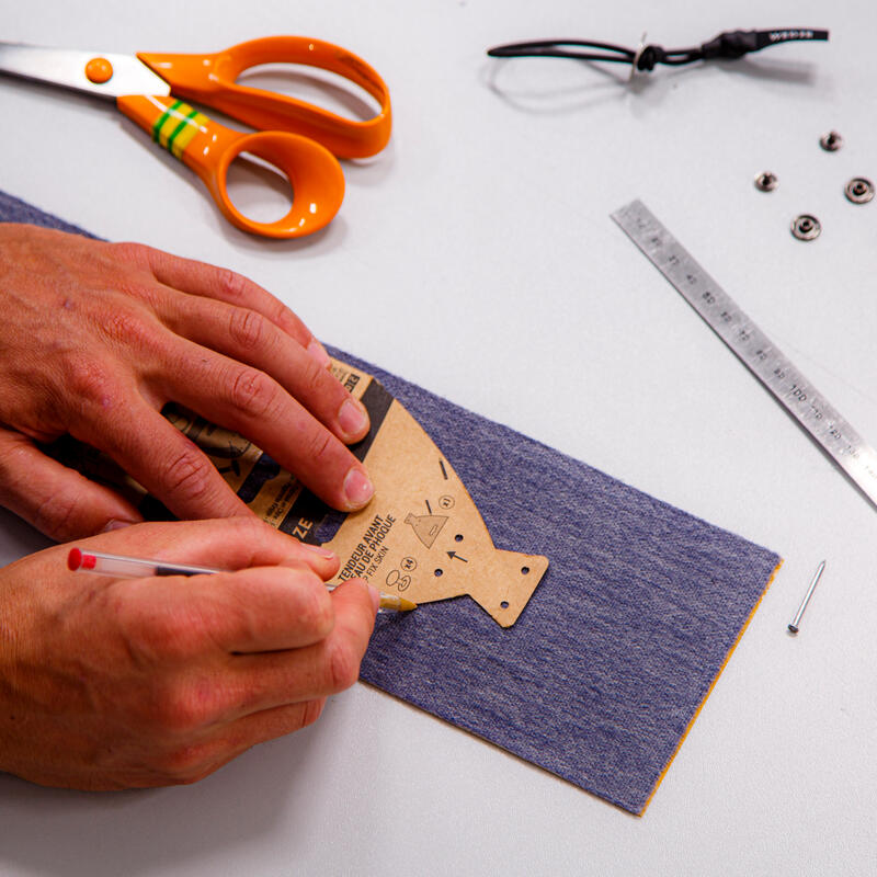 Elastic Ski Touring Skin Attachment for Ski with Notch WEDZE Decathlon