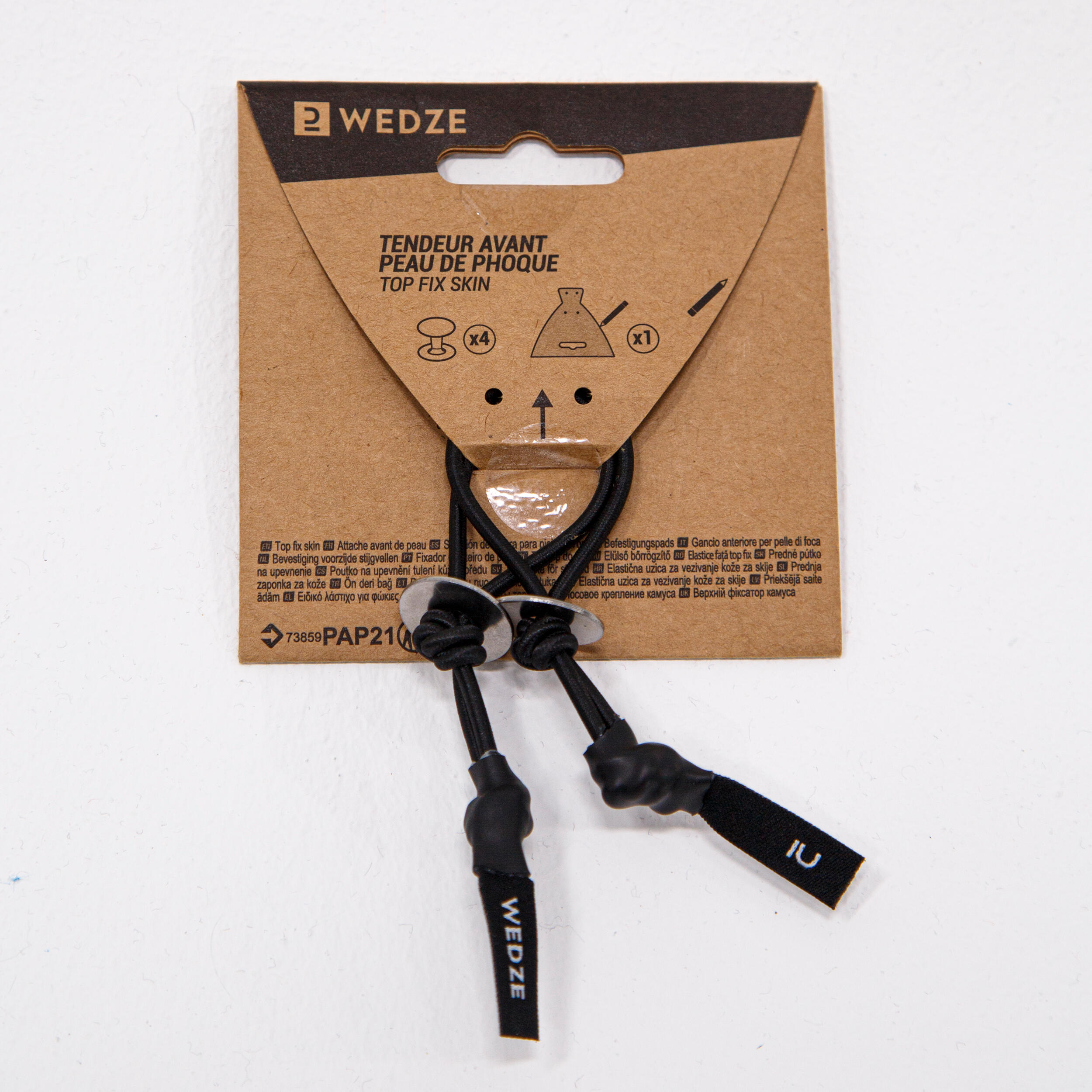 Attaches à peaux élastiques pour skis à encoche - SIMOND