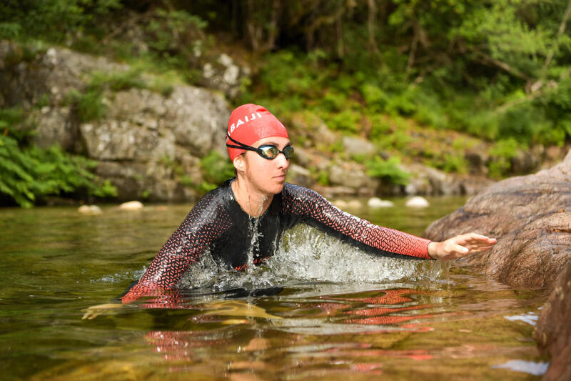 Kombinezon pływacki openwater damski Nabaiji OWS z neoprenu 4/2 mm