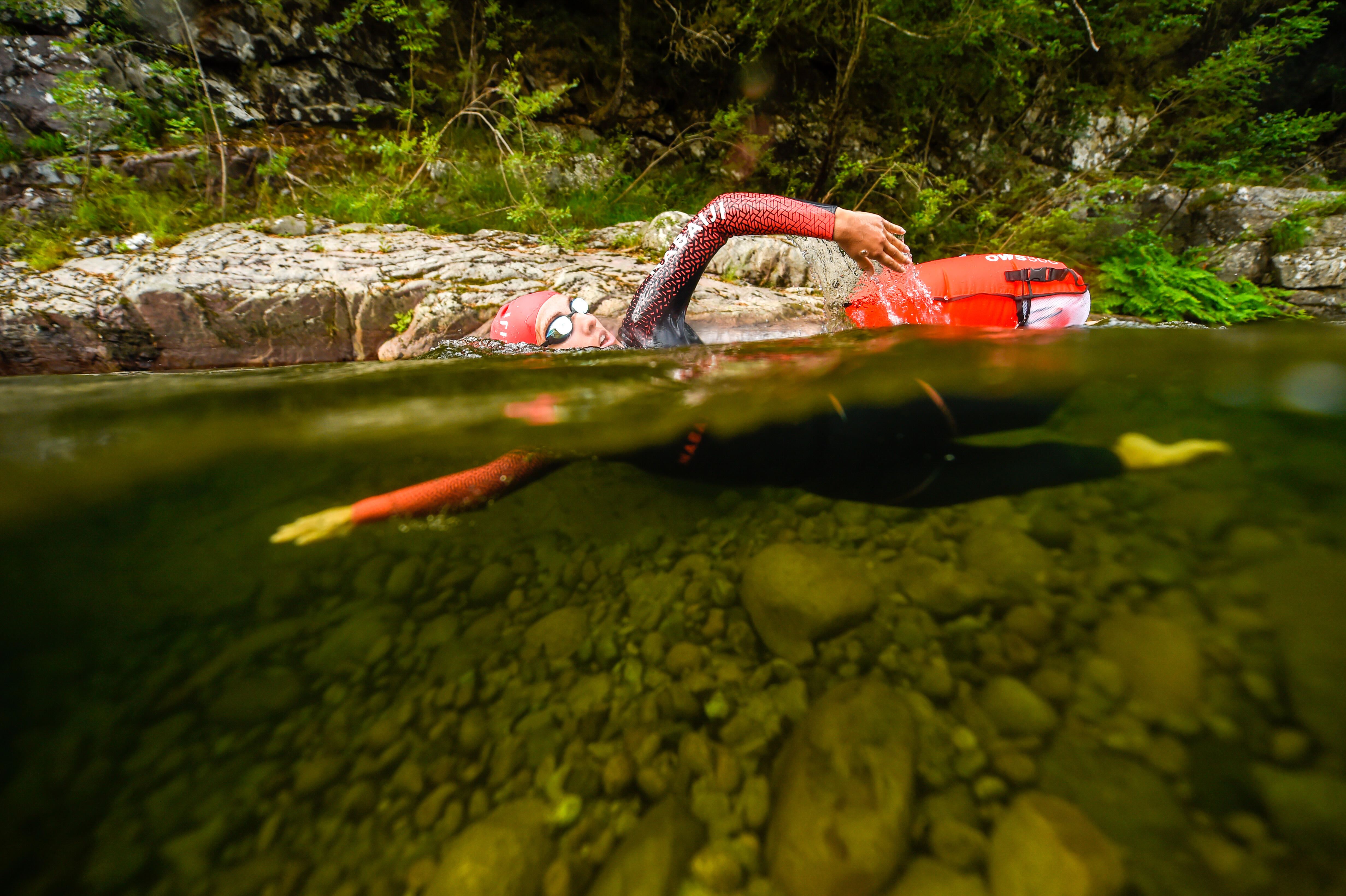 OWS 500 SWIM BUOY FOR USE IN OPEN WATER - NABAIJI