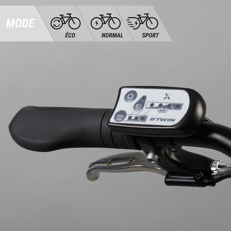 Bici pieghevole elettrica a pedalata assistita TILT 500 E grigio-nero