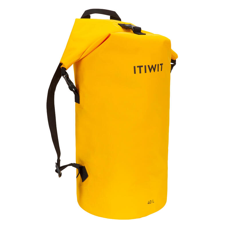 Vízhatlan táska, 40 l, sárga
