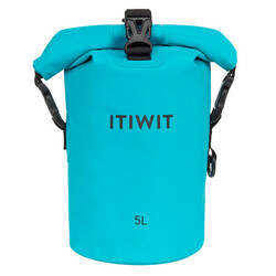 WATERPROOF DRY BAG 5 L - TURQUOISE