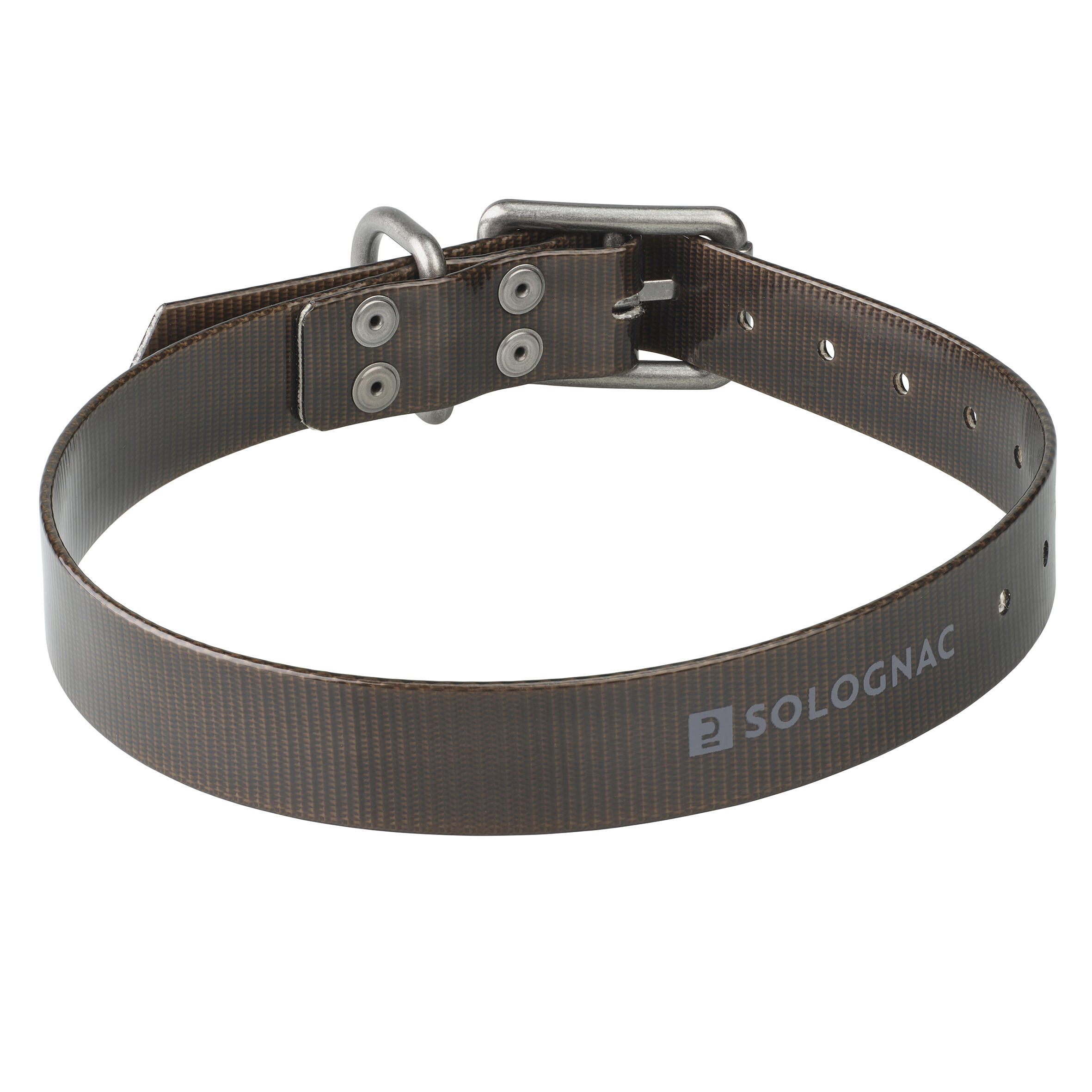 SOLOGNAC Dog collar - black 500