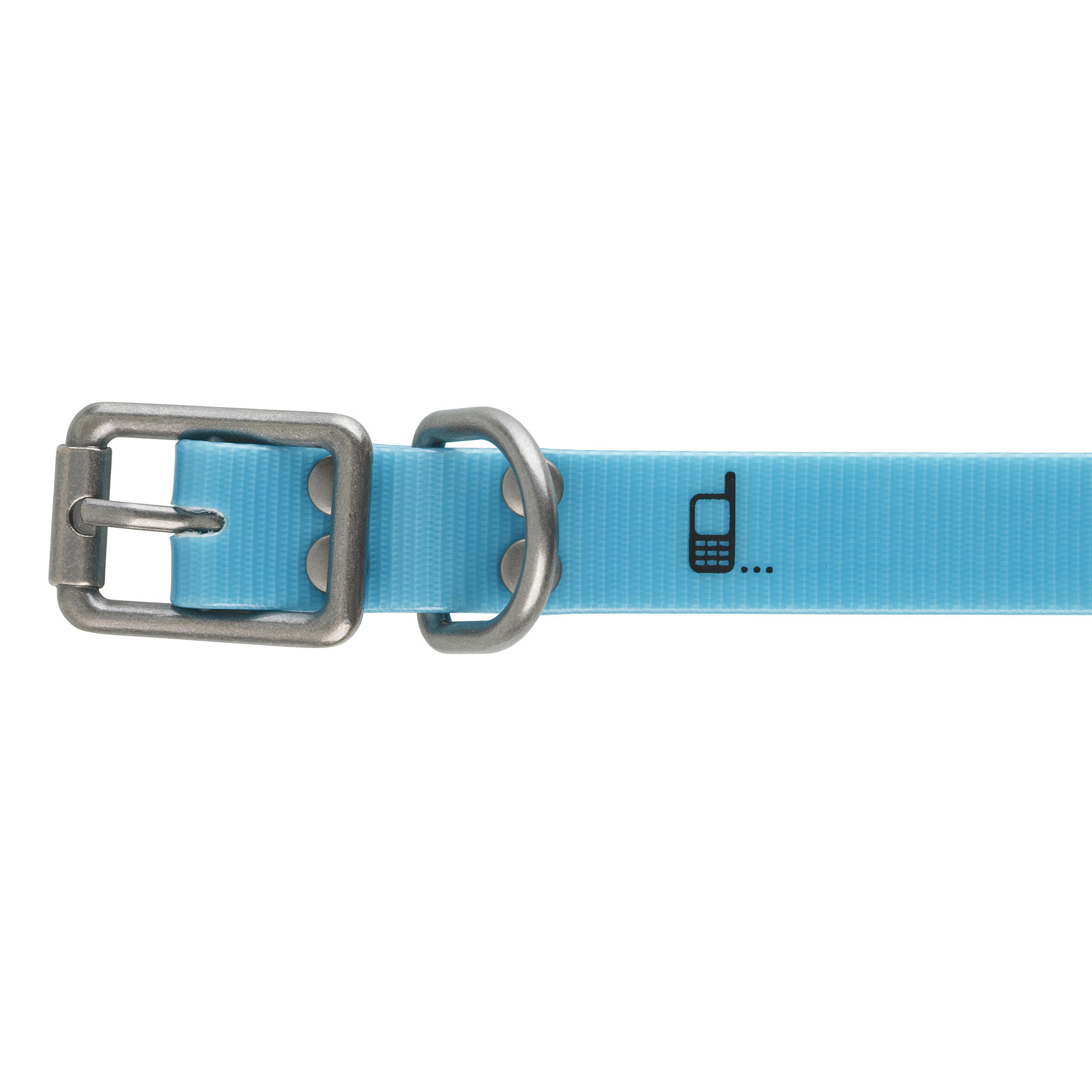 Dog collar 500 - Light blue 4/5