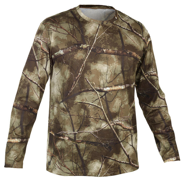 Men Hunting Long Sleeve T-Shirt Treemetic 100 - Camouflage