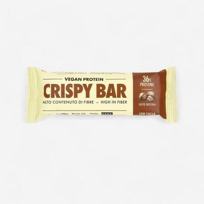 barretta proteica 36% vegana Isupplements nocciola. low sugar. gluteen free.