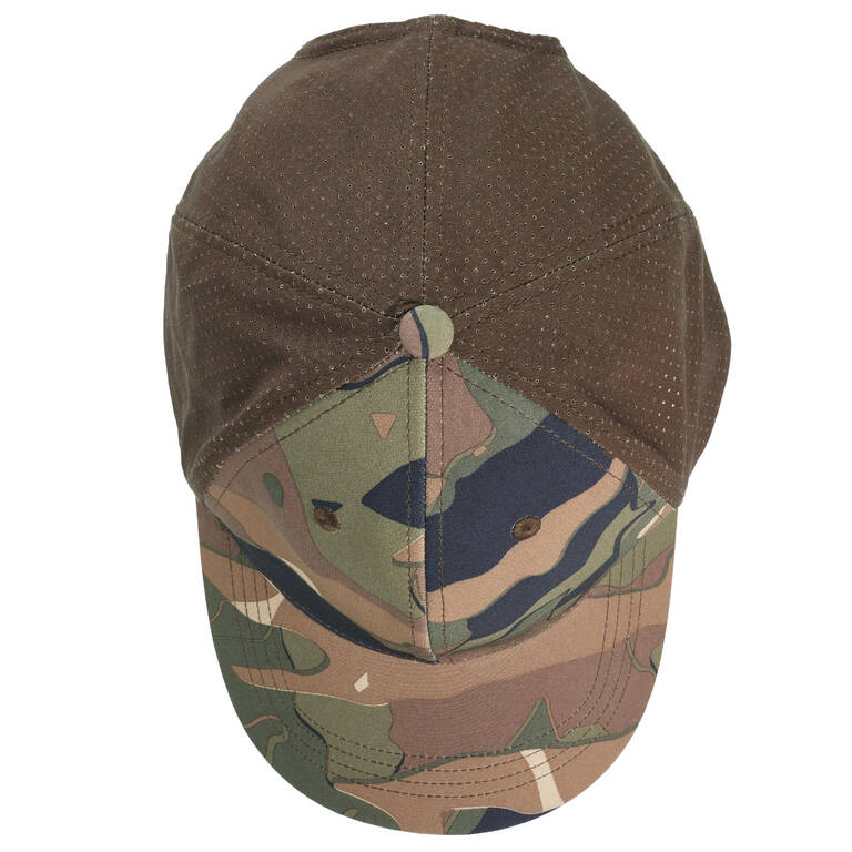 Lightweight And Breathable Country Sport Cap 520 Camo Green/Brown & Uni