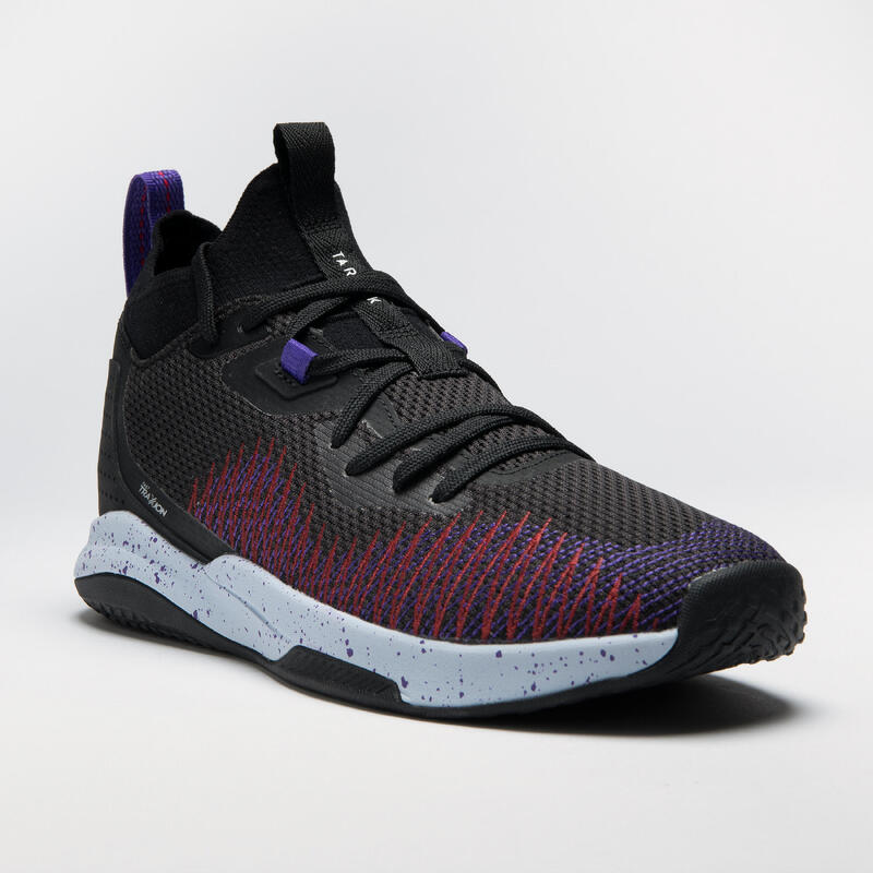 Chaussures de basketball Femme - FAST 500 W noir violet