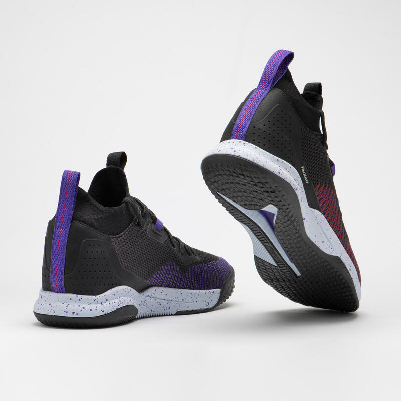 Chaussures de basketball Femme - FAST 500 W noir violet