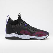 Women's Intermediate Low-Rise Basketball Shoes Fast 500 - Black/Purple