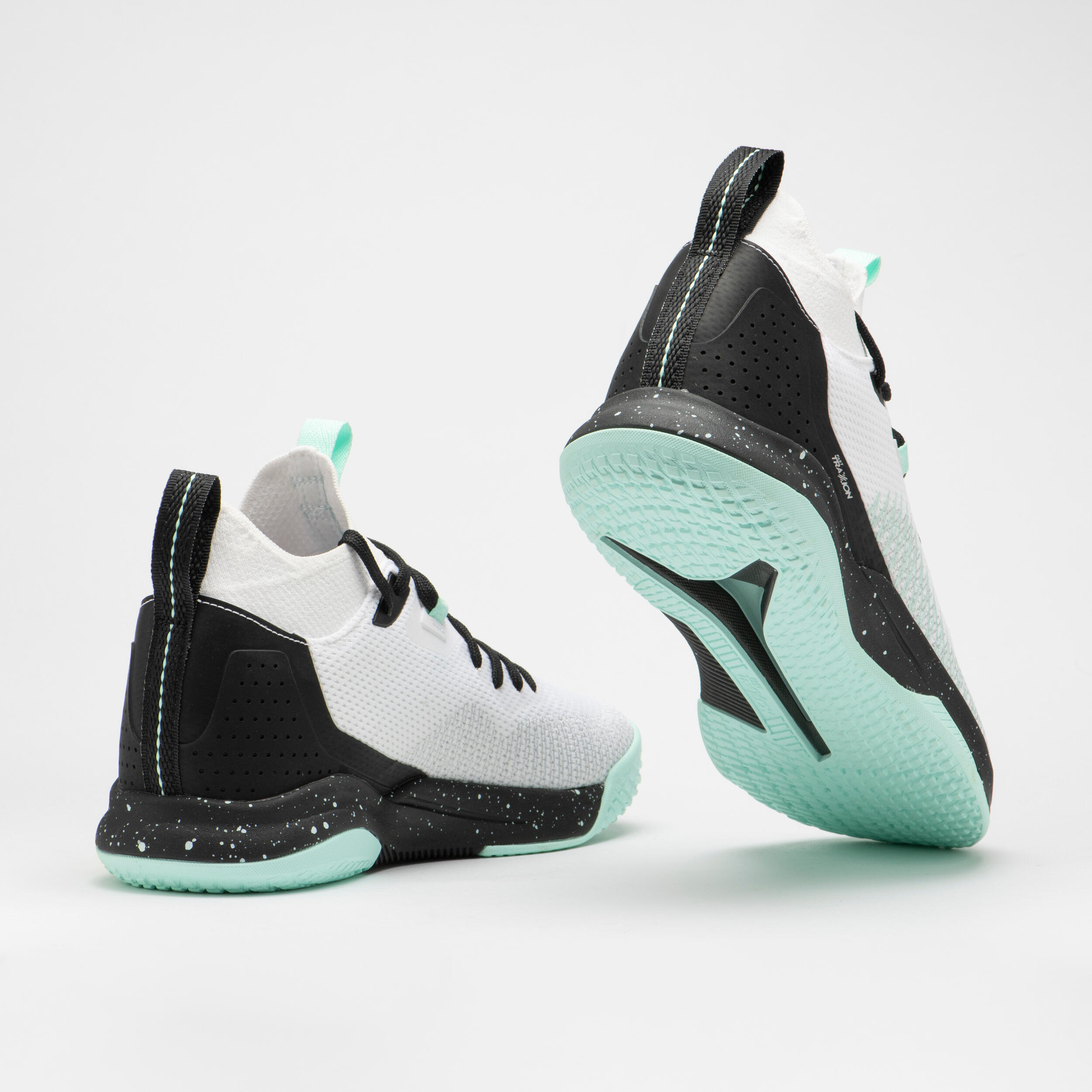 Scarpe da basket da donna - FAST 500 W bianco menta